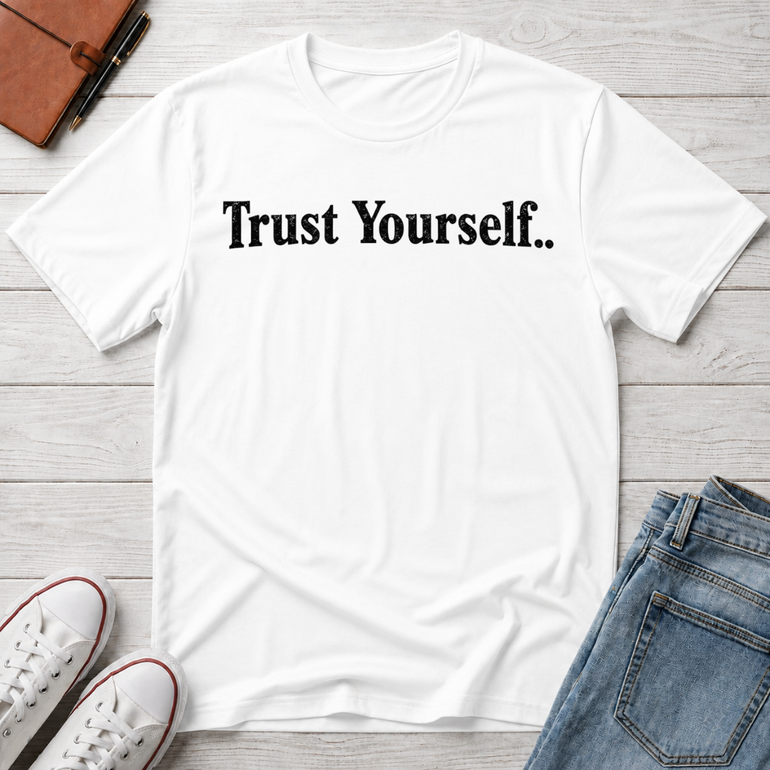 Trust Yourself Typhography T-Shirt