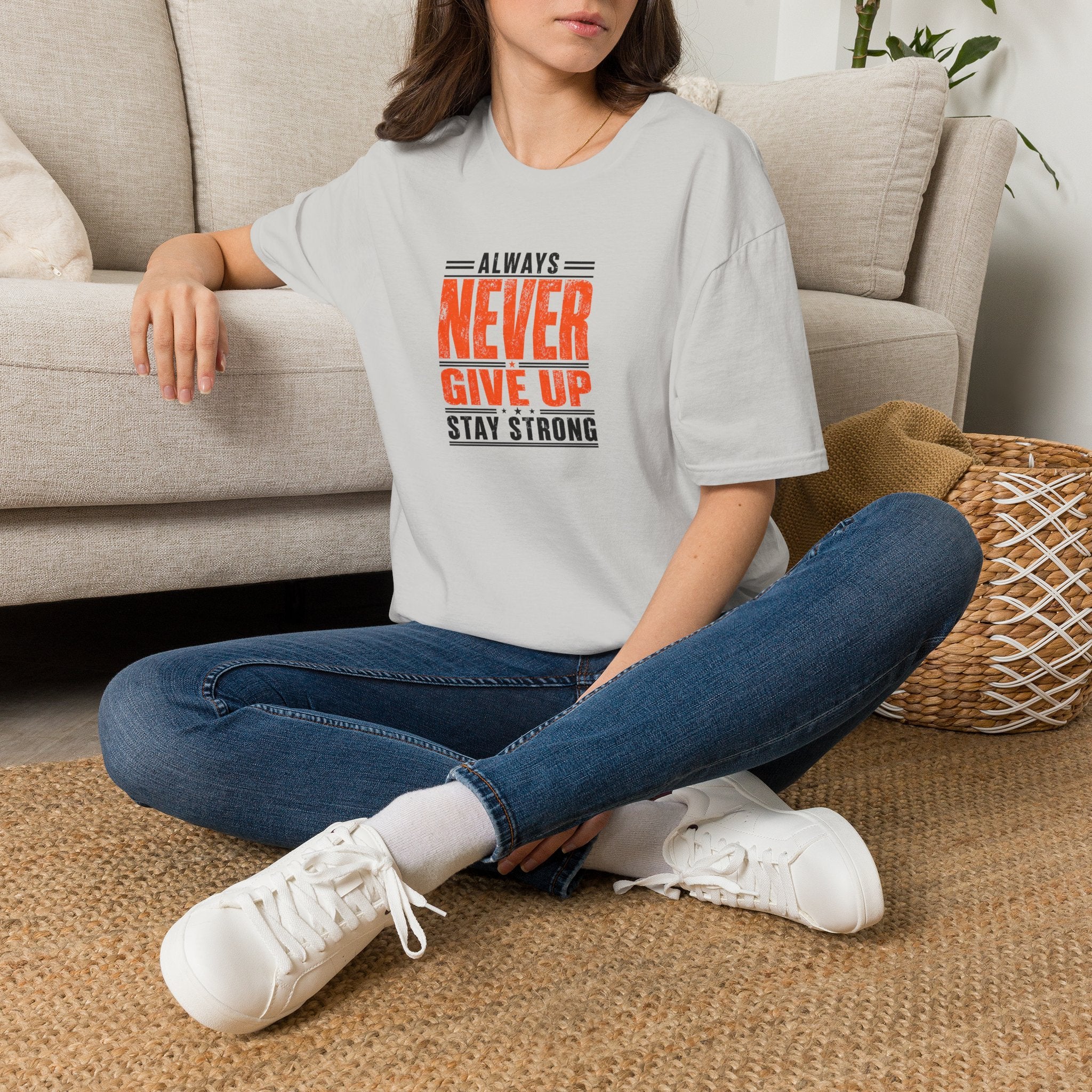 Never Give Up™ Motivational T-Shirt