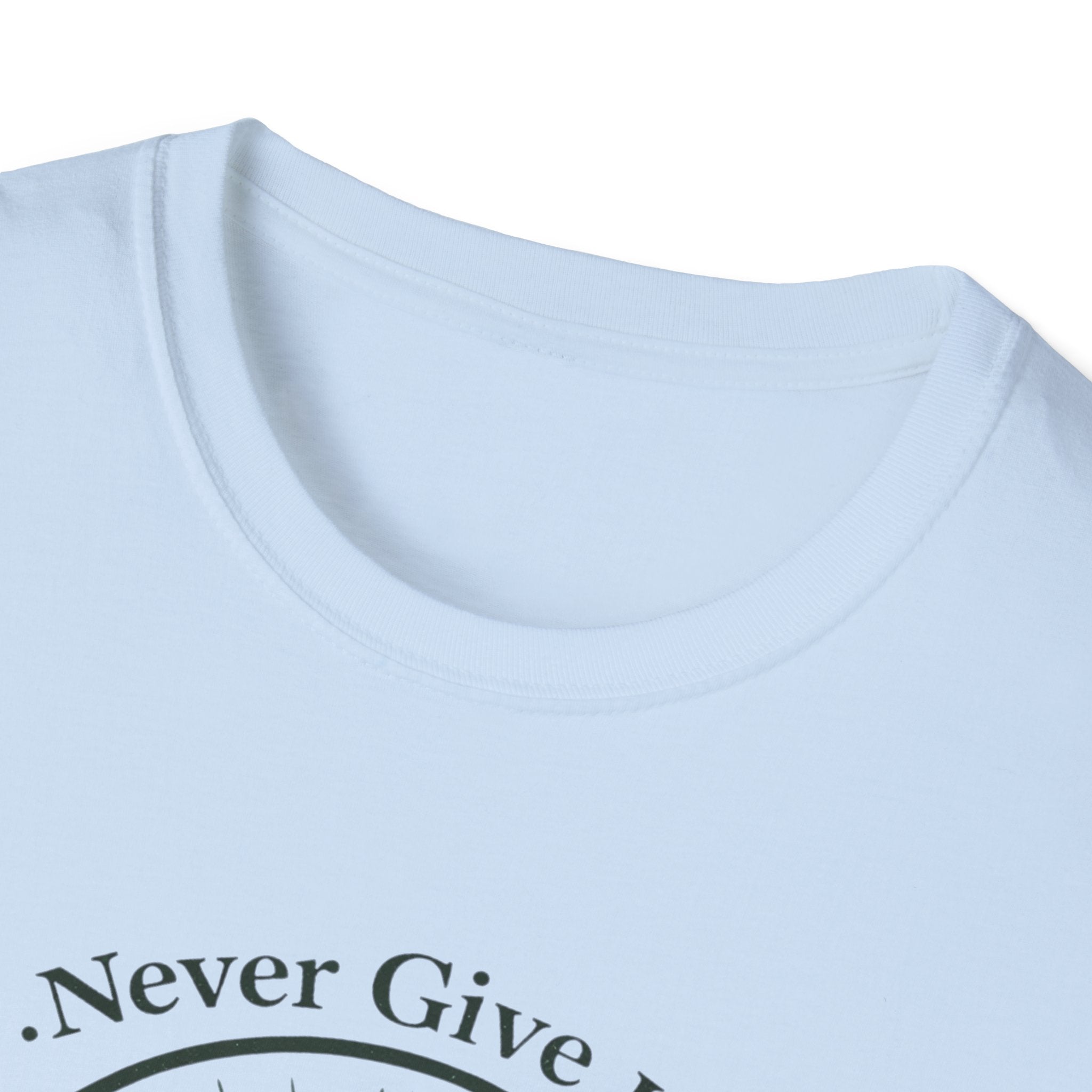 Never Give Up Mountain Graphic T-Shirt