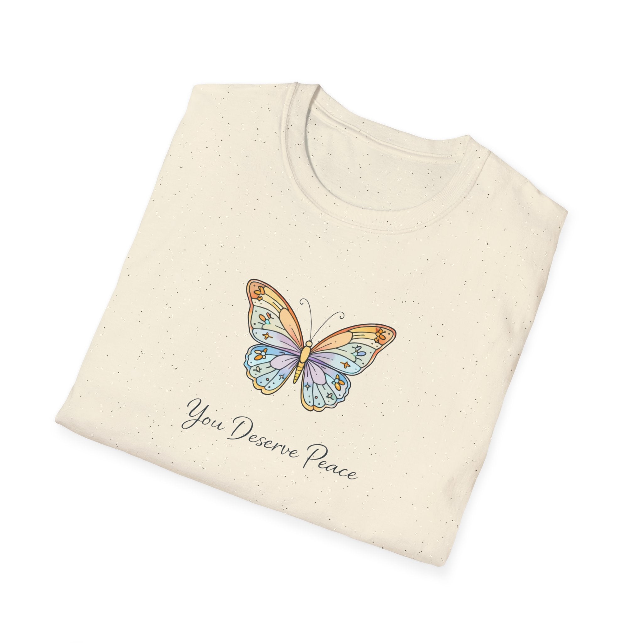 Deserve Peace Butterfly T-Shirt
