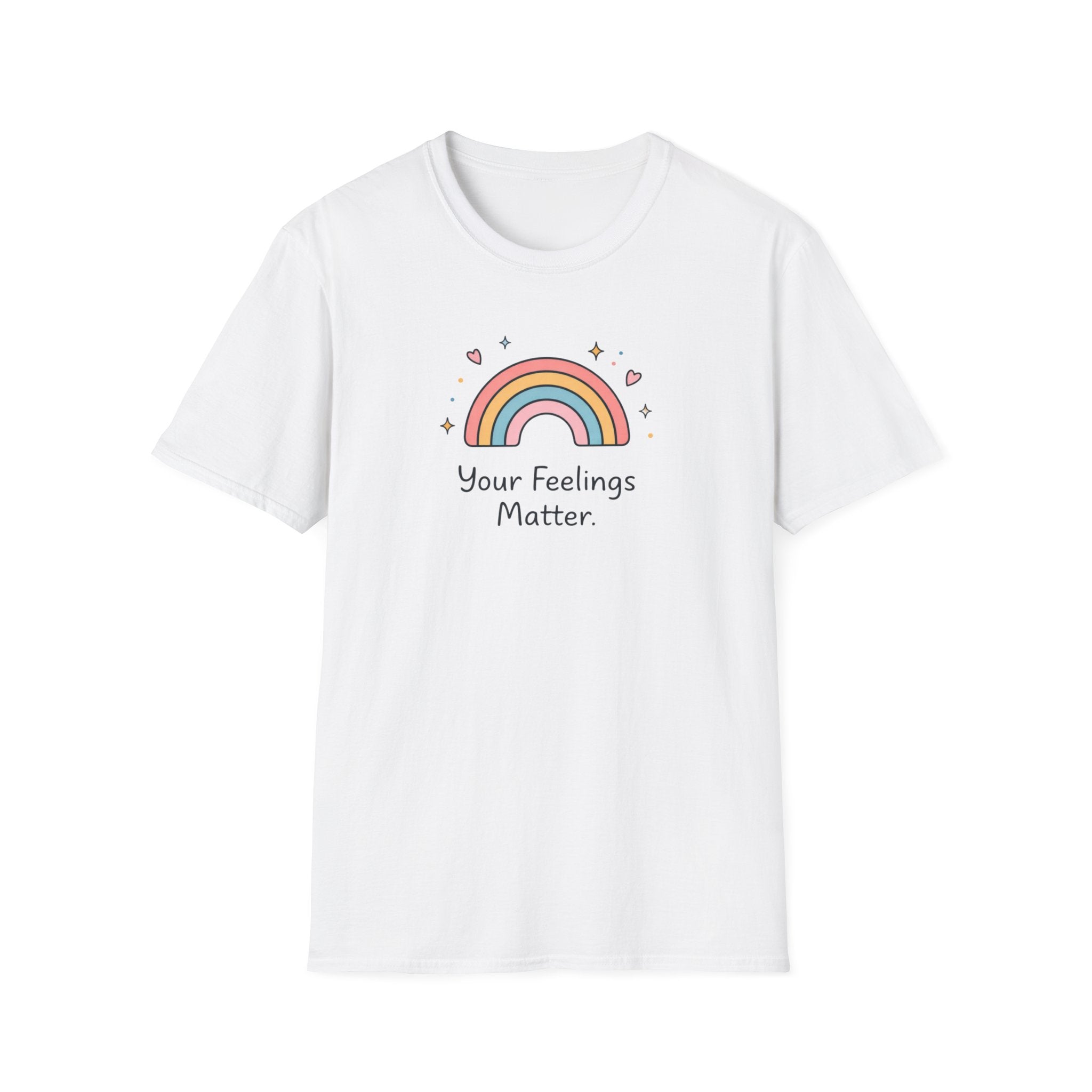 Your Feelings Matter Rainbow T-Shirt