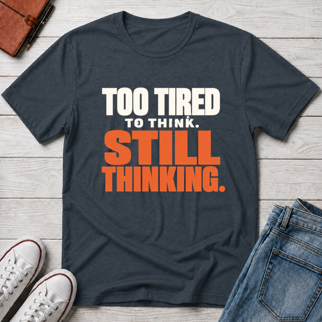 Too Tired, Still Thinking™ T-Shirt