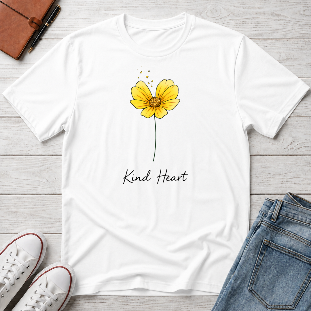 Kind Heart Flower T-Shirt