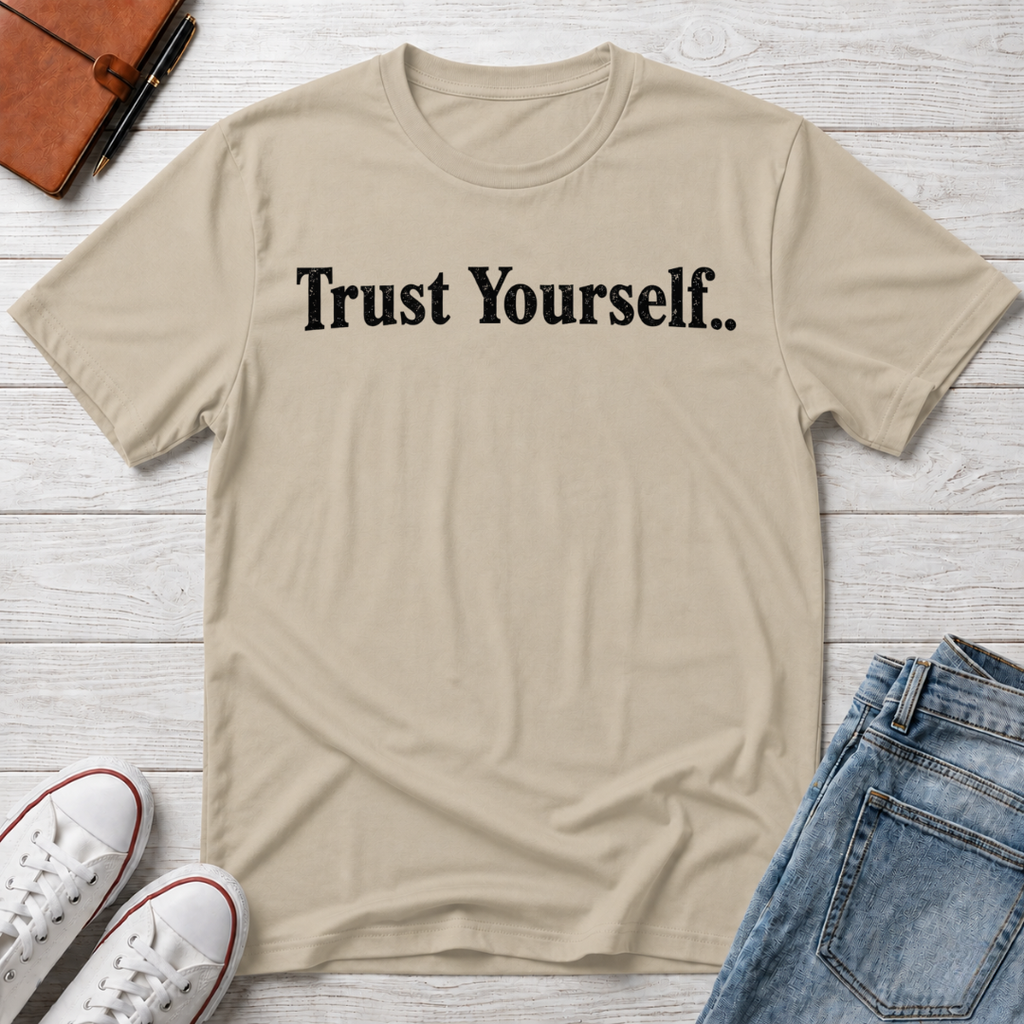 Trust Yourself Typhography T-Shirt