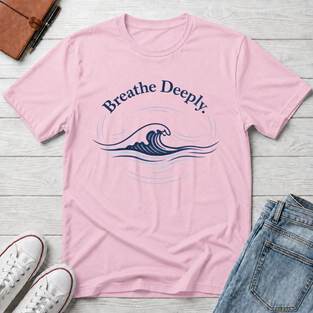 Breathe Deeply Wave T-Shirt