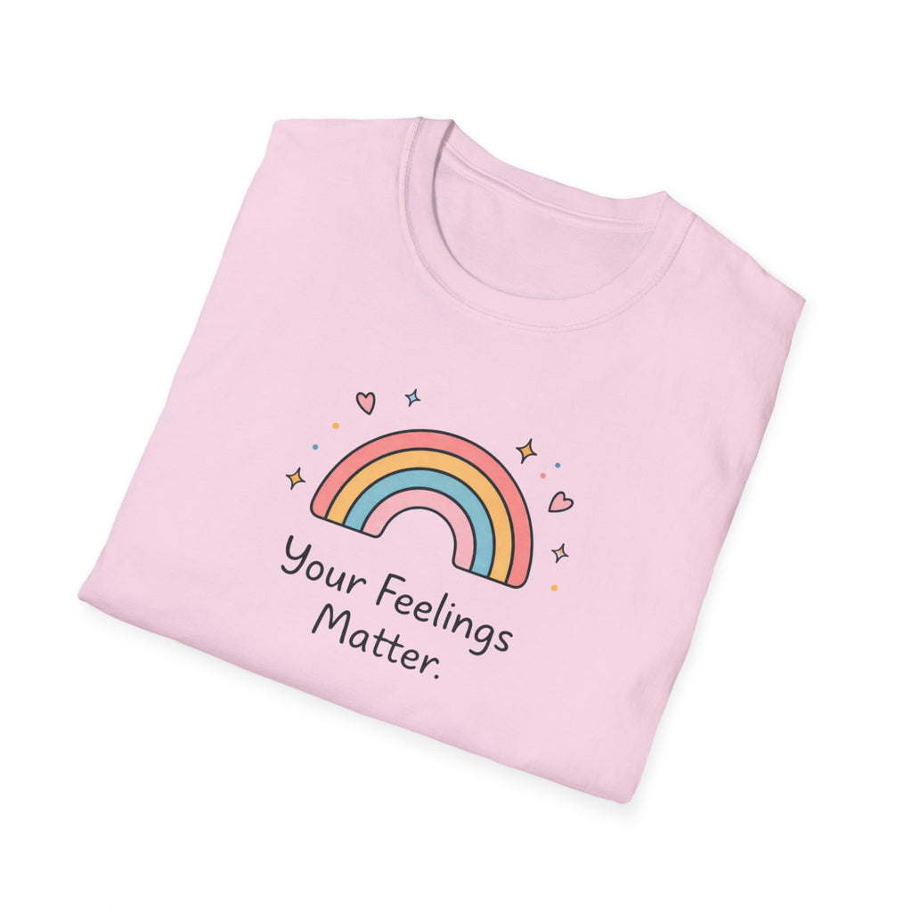 Your Feelings Matter Rainbow T-Shirt