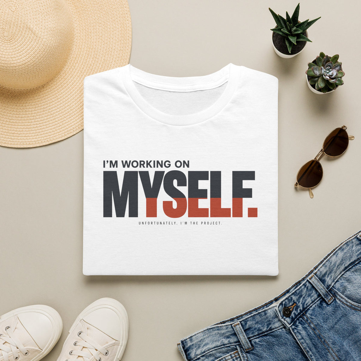 WORKING ON MYSELF™ T-SHIRT