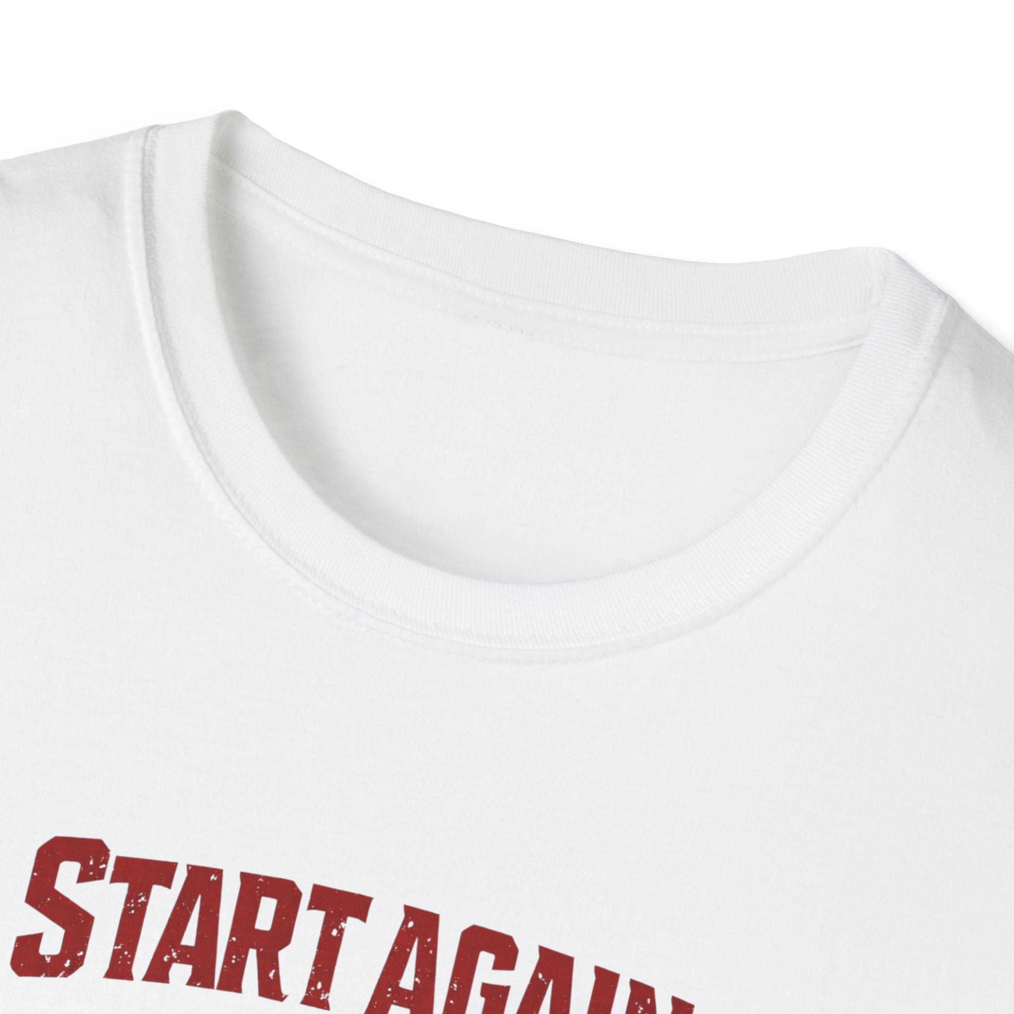 Start Again Motivational Graphic Tee
