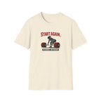 Start Again Motivational Graphic Tee