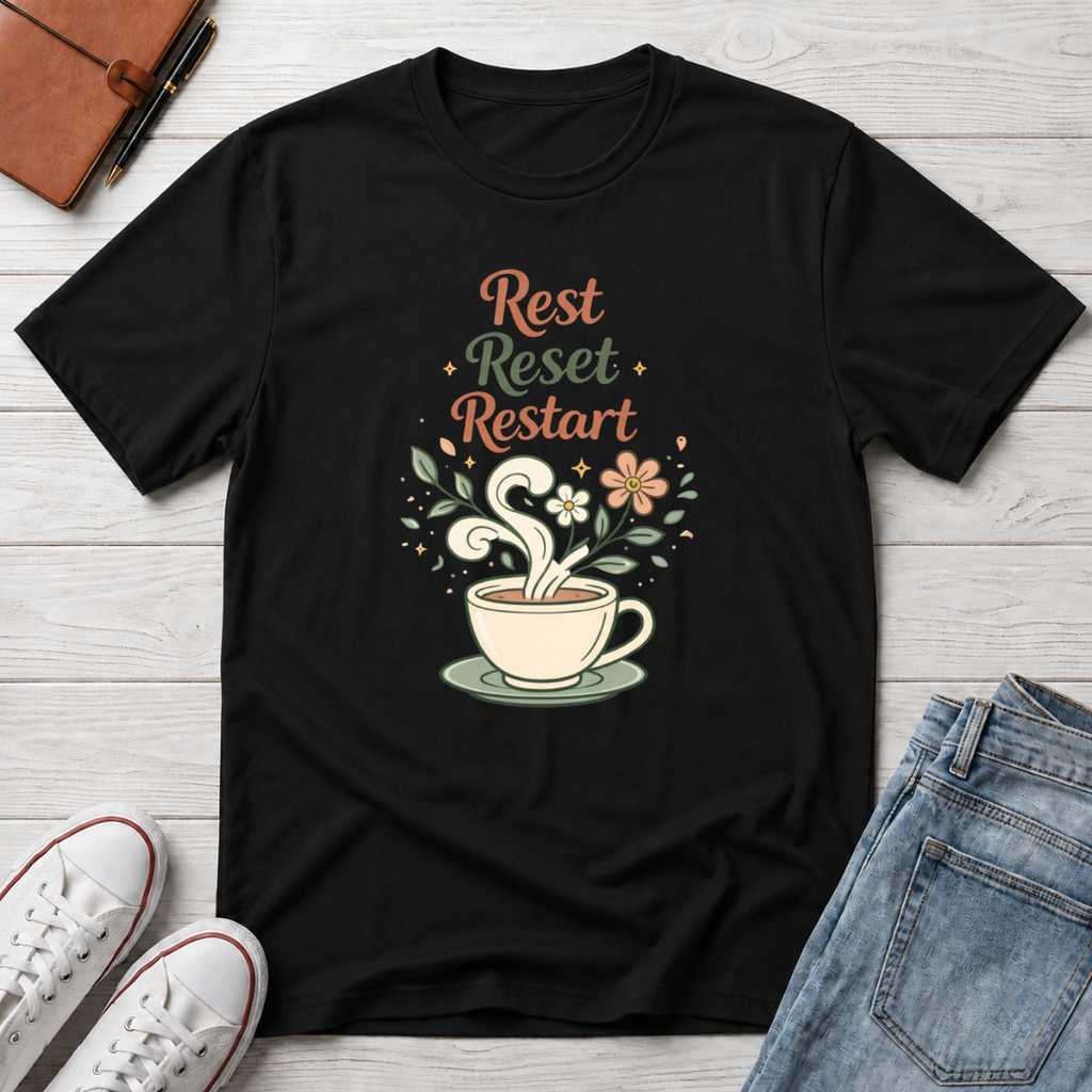 Rest Reset Restart T-Shirt