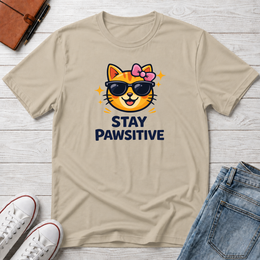 Stay Pawsitive T-Shirt