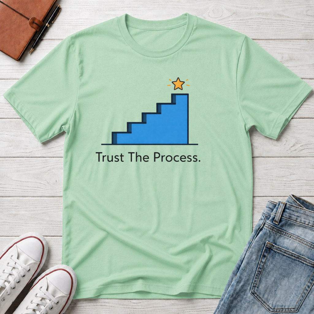 Trust The Process Stairs T-Shirt