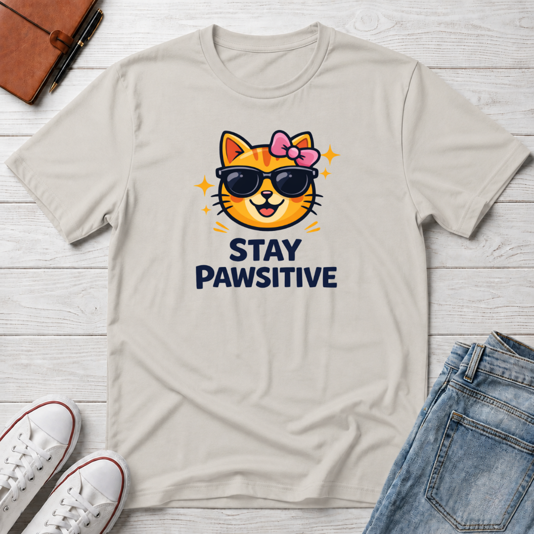 Stay Pawsitive T-Shirt