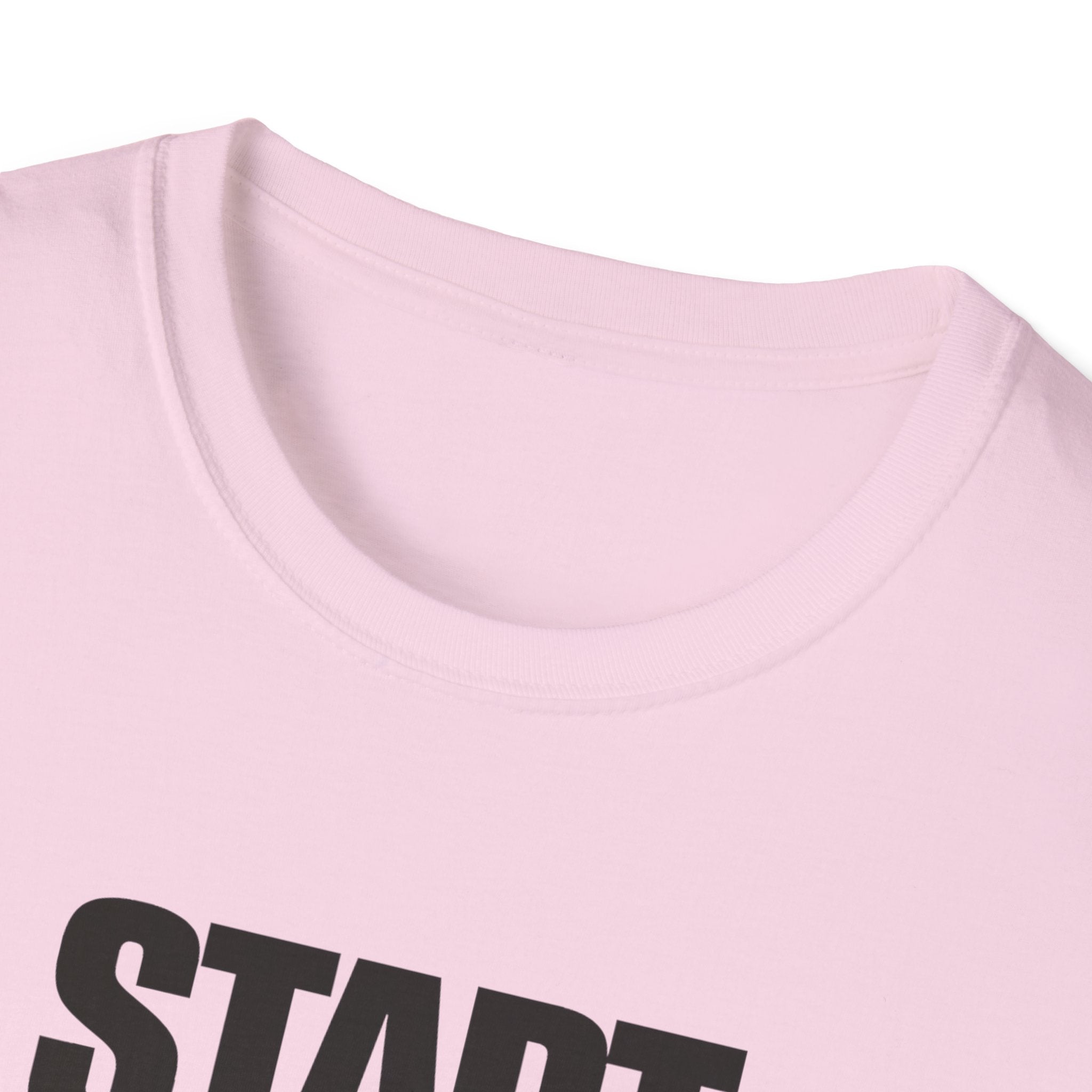 Start Again Typhography T-Shirt