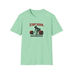 Start Again Motivational Graphic Tee