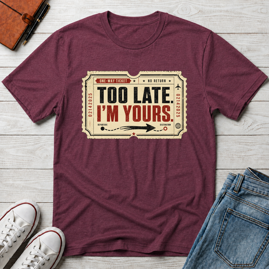 TOO LATE I'M YOURS™ T-SHIRT